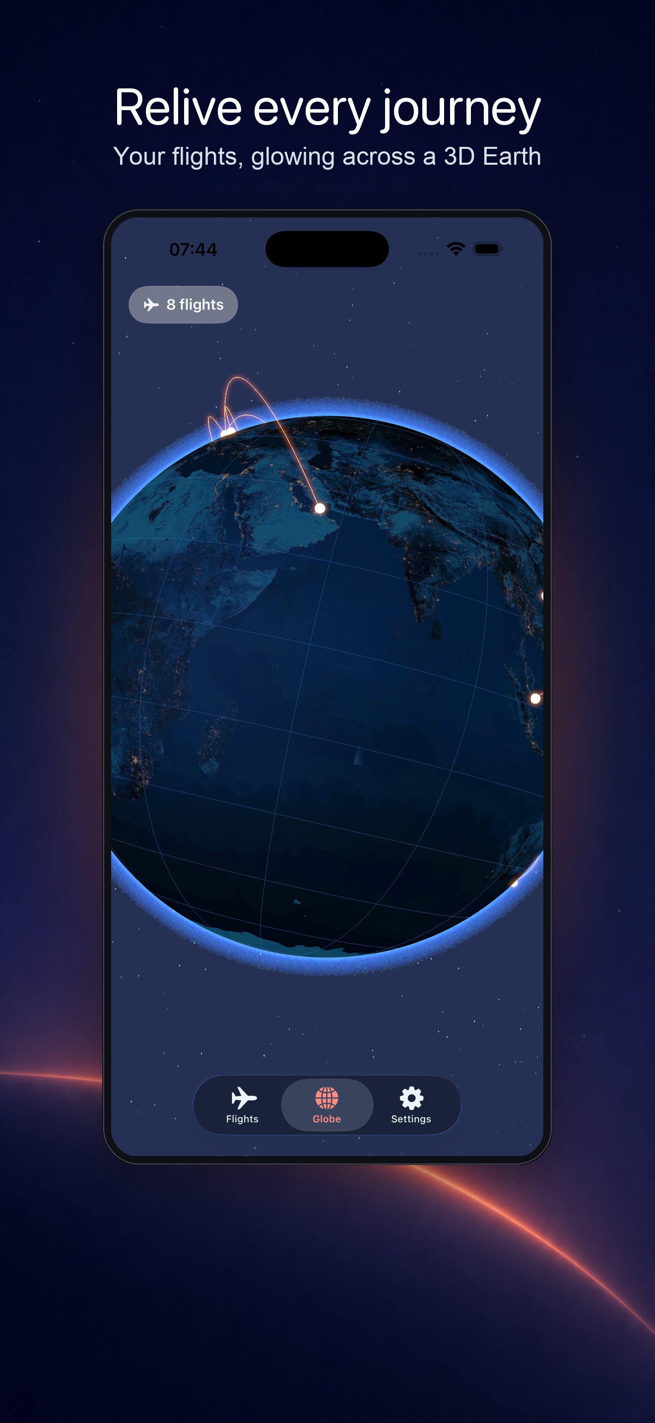 Skyline 3D globe